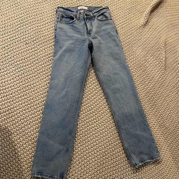 Abercrombie & Fitch The Straight Mid-Rise size 25 - Picture 1 of 2
